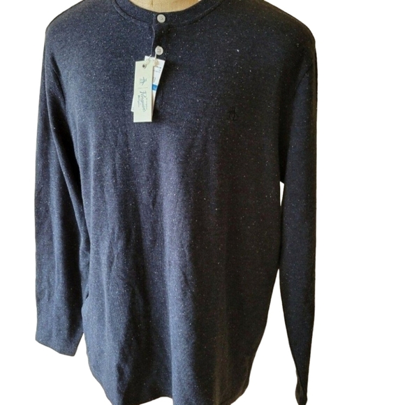 PENGUIN Henley Sweater. Size XL. New With Tags. - Picture 6 of 6